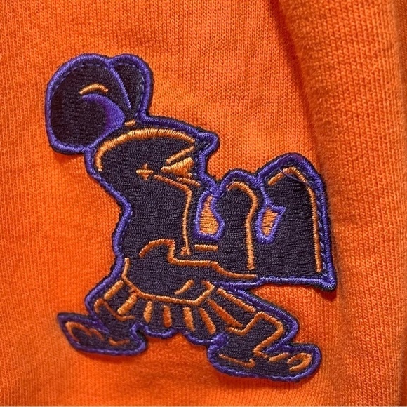 Nike Sweater Womens XL Orange BVTN Beaverton Swoosh Logo Pullover Crew Neck - Picture 5 of 11